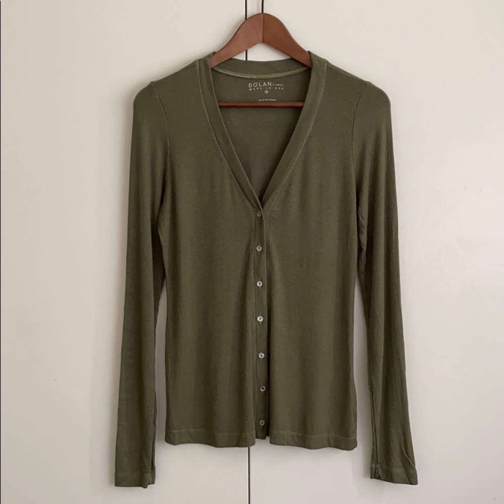 Dolan Ribbed Cardigan - Picture 2 of 8